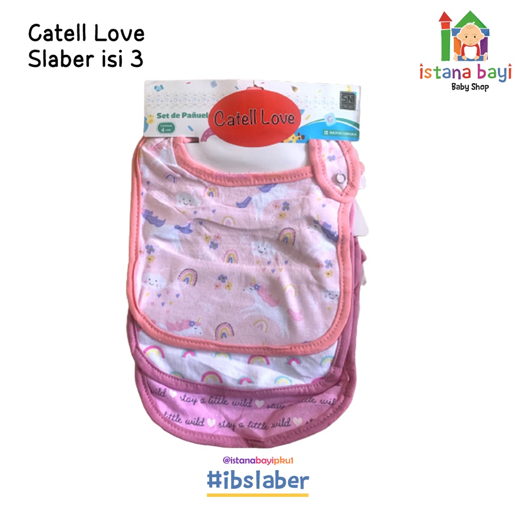 Catell Love Slaber 5in1 / 3in1 boy &amp; Girl - Celemek Bayi