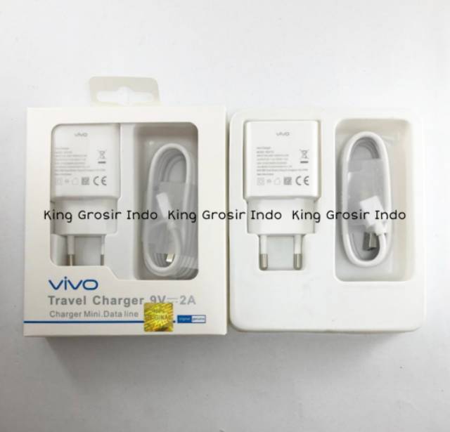 Charger Vivo 2A 9V Fast Charging Micro Original 100% Type V5 V3 V9 BK0720 Travel Charger Casan