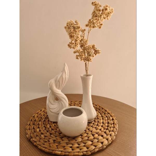 Keramik/Vas Sett Angsa Rise (Harga 3 Vas)