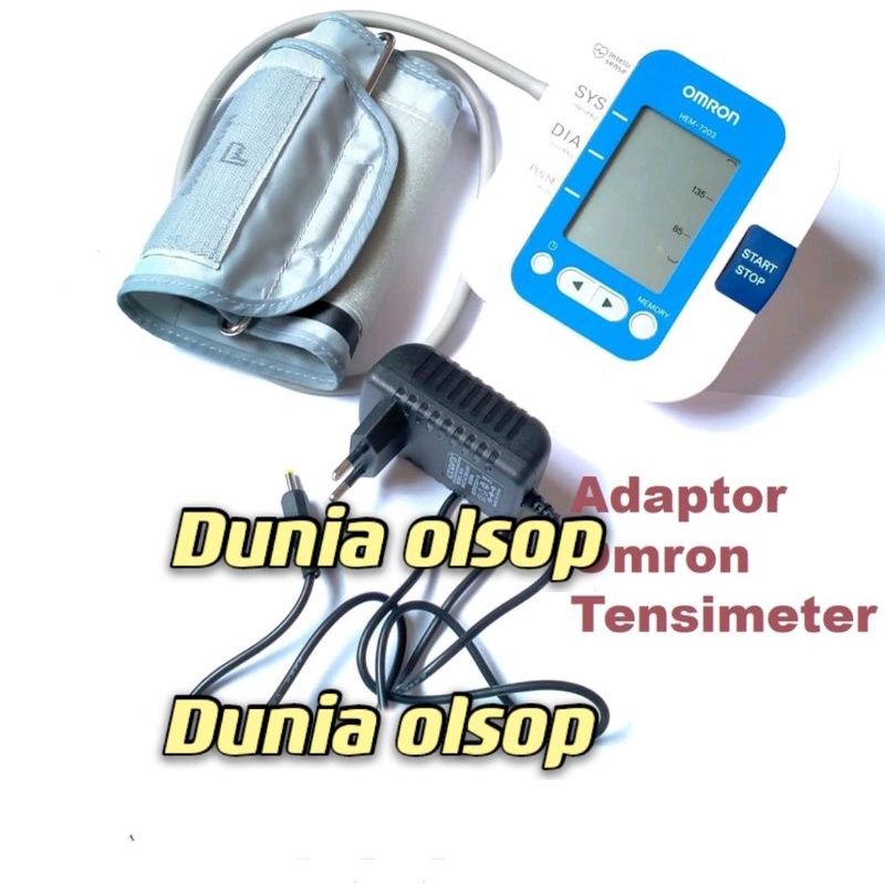 adaptor omron adaptor tensi meter adaptor cek darah OMRON 6v jek kecil