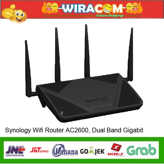 Synology RT2600AC Wifi Router AC2600, Dual Band Gigabit