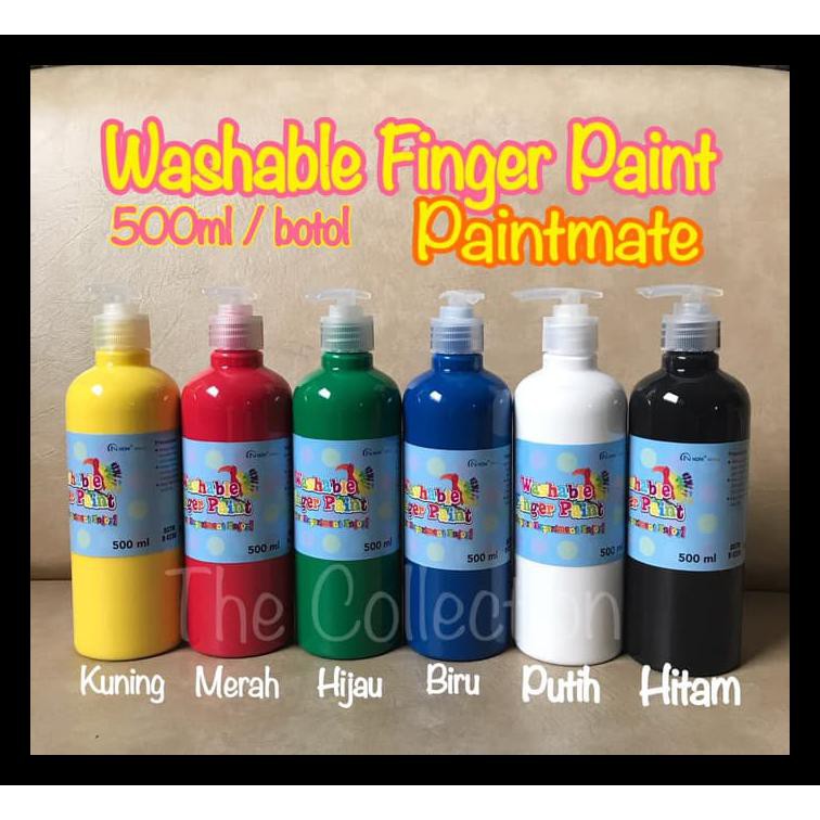 

TERBARU ATK537PM 500ML WASHABLE FINGER PAINT PAINTMATE CAT AIR JARI ANAK TK SD PERALATAN