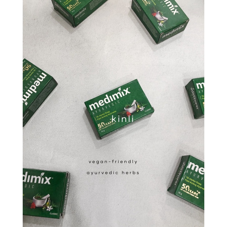 medimix ayurvedic 18 herbs soap bar fast acting ayurveda vegan
