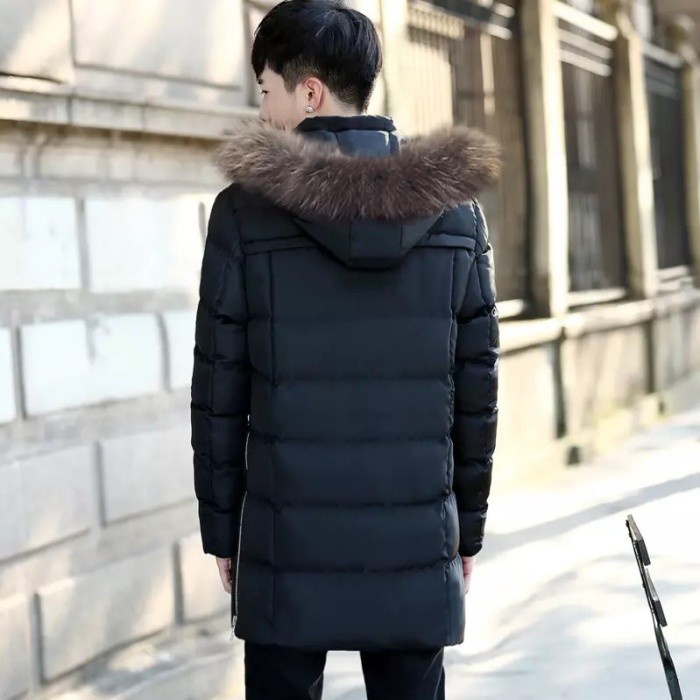 Jaket mantel parasut pria musim dingin Winter coat jacket men with hoodie