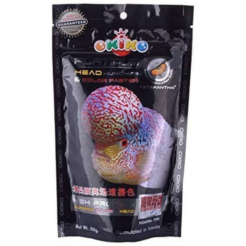 okiko platinum hitam head huncher 100 gr original