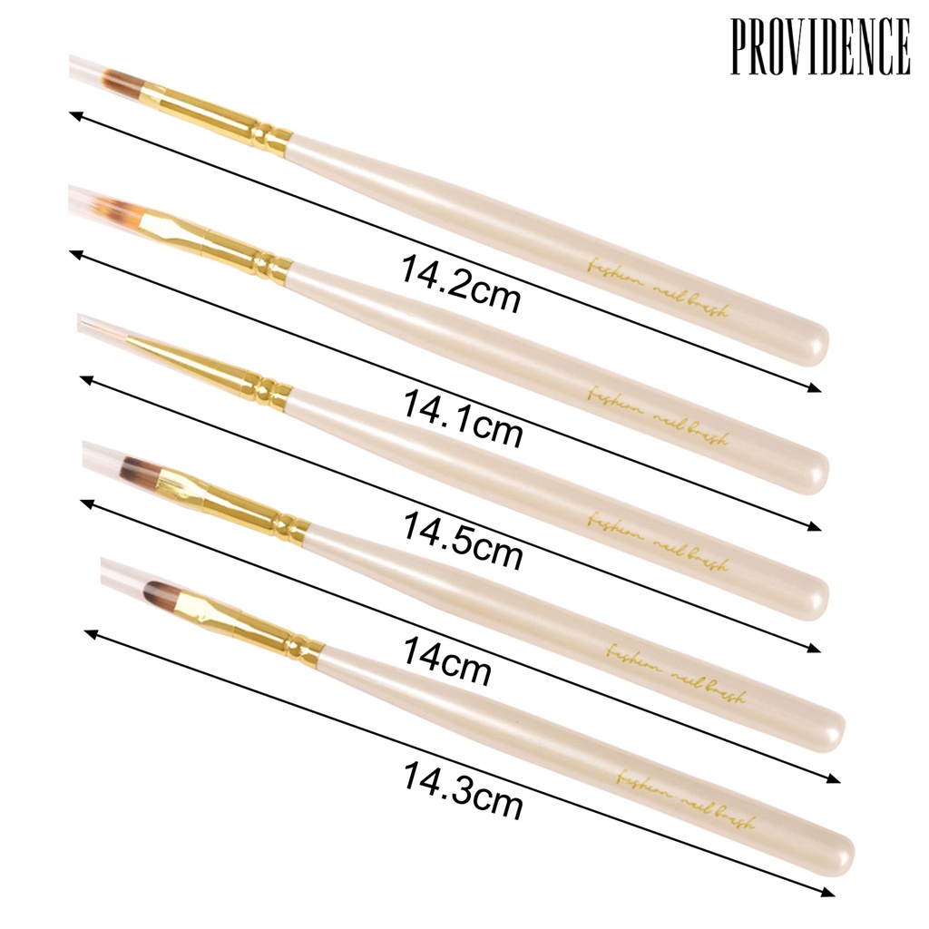 Providence Nail Pen Brush Easy to Use Multi-function Tip Head Gel Nail Painting Brushes for Manicure