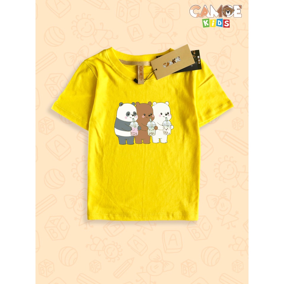 kaos anak kids premium we baby bears