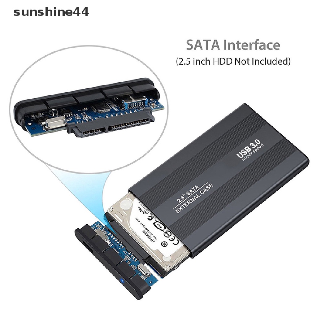 Sunshine Casing Enclosure Hardisk Eksternal SATA 2.5 &quot;Dengan Port USB 3.0