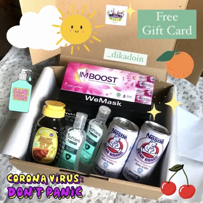 

[_DIKADOIN] Quarantine hampers / new normal hampers / isoman hampers / gift box