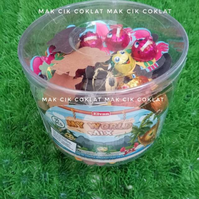Elvan My World coklat 500g 
Coklat truffle 
Berlabel halal 
Buatan turki
