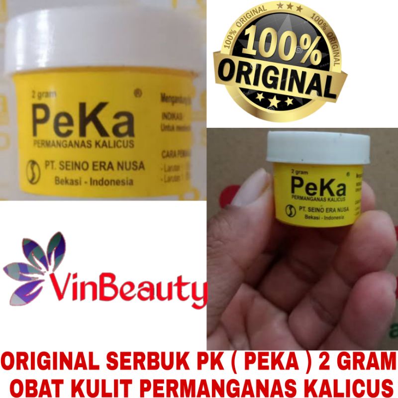 ORIGINAL SERBUK PK ( PEKA ) 2 GRAM OBAT KULIT BUBUK PEKA 2 GR