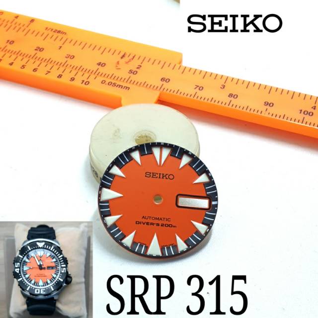 Seiko Monster Dial Super Lume SRP315 SRP581 SRP455 Dial Super Lume Oren.