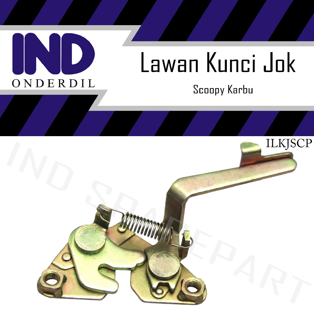 Engsel Dudukan Lawan Kunci Jok Dalam-Kupu-Kupu-Catch Comp Seat Honda Scoopy Lama-Old-Awal-Karbu