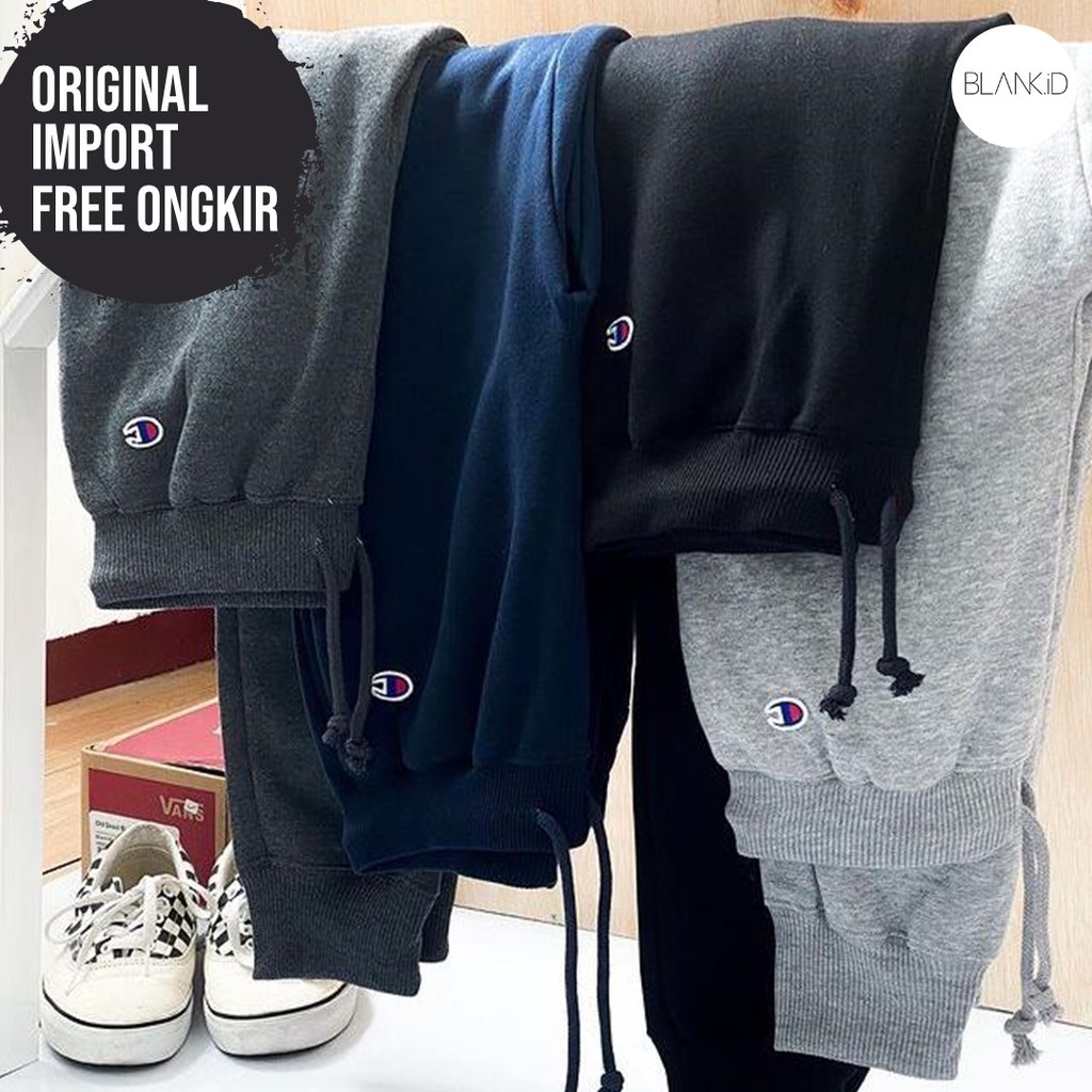 JOGGER CHAMPION BASIC LOGO ORIGINAL - JOGER CHAMPION - CELANA CHAMPION - JOGGER CHAMPION ORIGINAL