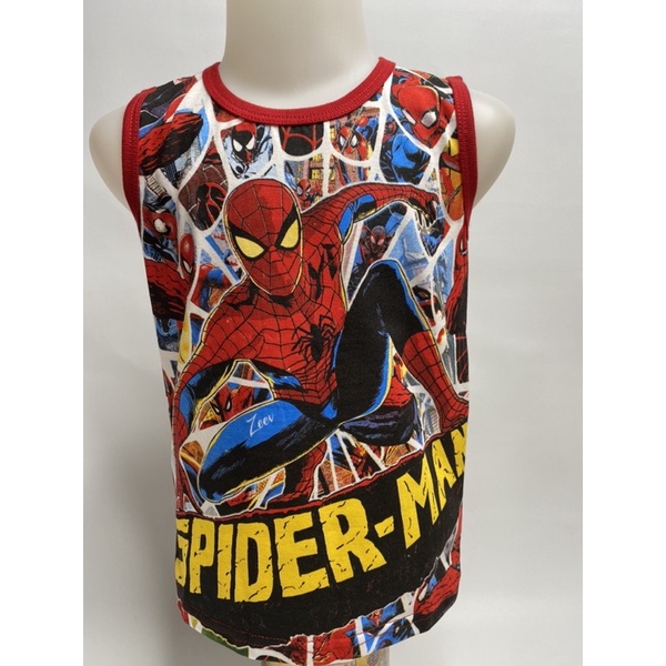 Singlet anak laki-laki-singlet SPIDERMAN FULL PRINT 1-10 tahun