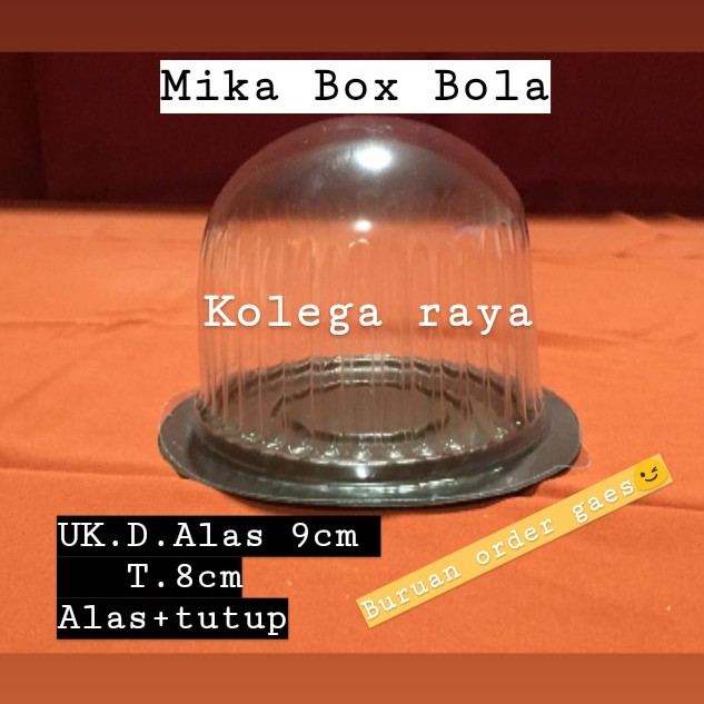 Mika Cup Cake Tart Mini Puding Box Bola 50PCS Ready pink coklat