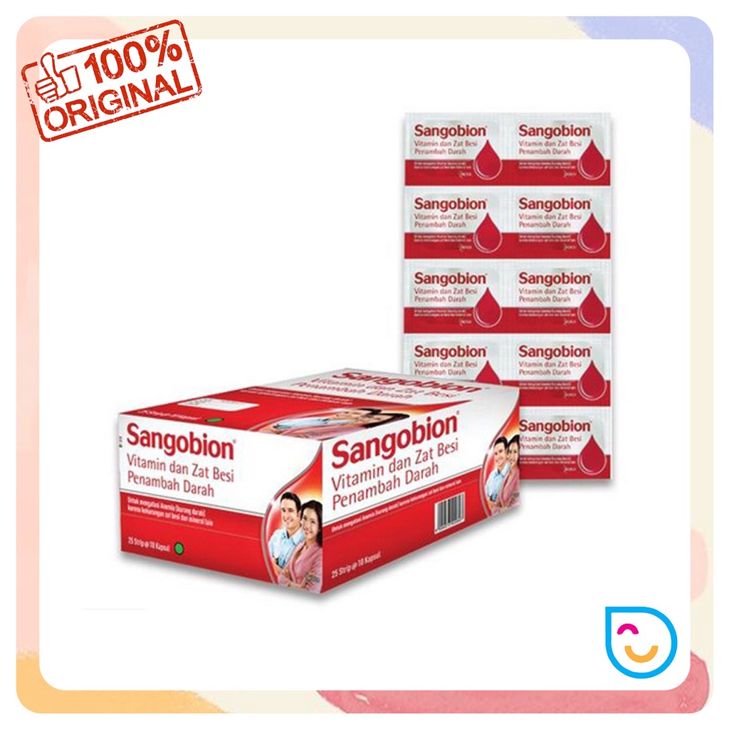 Sangobion Multivitamin Penambah Darah Anemia - Box