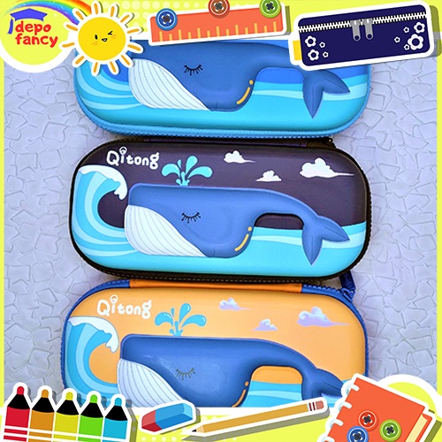 

Kotak Pensil 1 Resleting TIMBUL 3D HARD CASE Gambar Timbul / Tempat Pensil / Tepak Pensil / Box Pencil / Boks Pensi Whale QT-5743