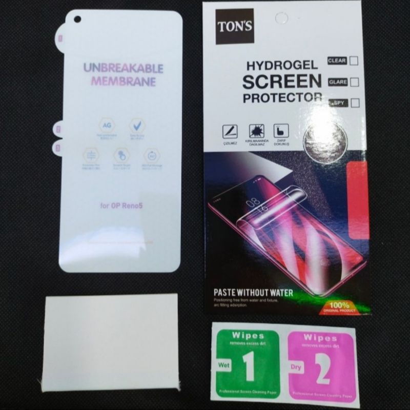 Realme GT Master Edition anti gores hydrogel matte screen protector
