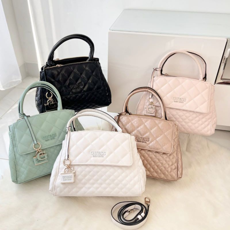 Guess Queenie Small Status Satchel Original / Tas Guess Original / Guess Bag Original