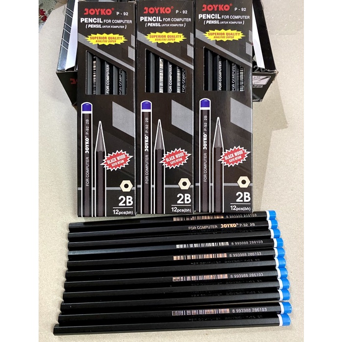 

Gilaa!!! Pensil 2B P92 Full Hitam Murah Isi 12 Pcs Promo