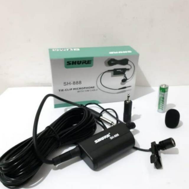Mic Kabel Shure SH-888 Clip On