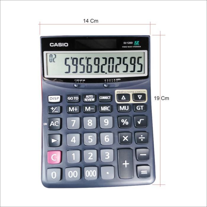 

PROMO! Kalkulator CASIO DJ-120D Plus 12 Digit |Kalkulator