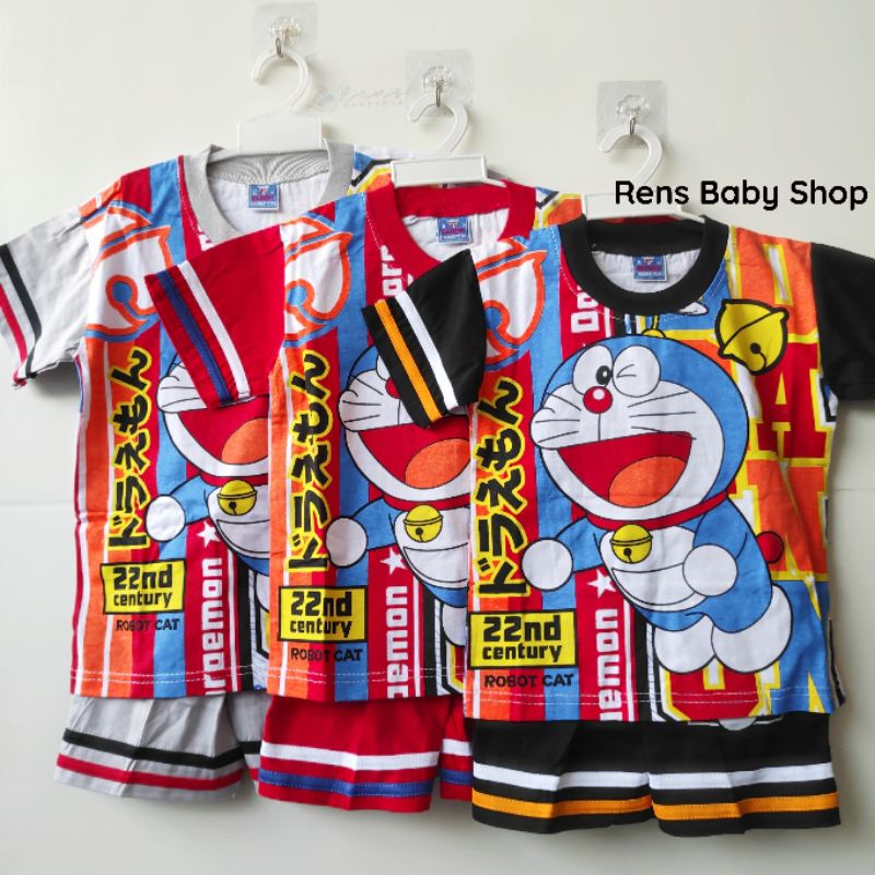 KENHO DORAEMON Setelan kaos anak