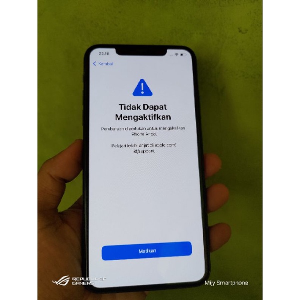 iphone 11 Pro max, Gagal Aktivasi, imei hilang masih original jual minus
