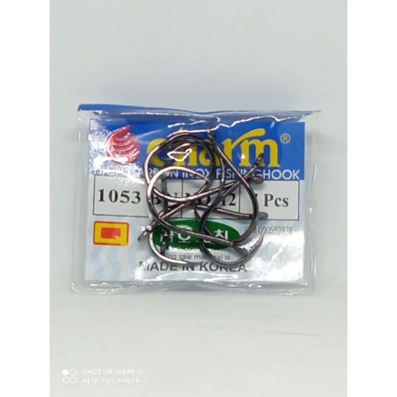 Kail Pancing Charm No.12 (1053 BN) Untuk Ikan Lele