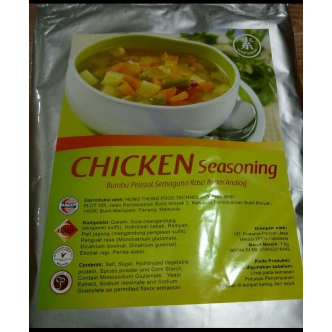 

Chicken seasoning vegetarian/bumbu kaldu vegetarian 1 kg