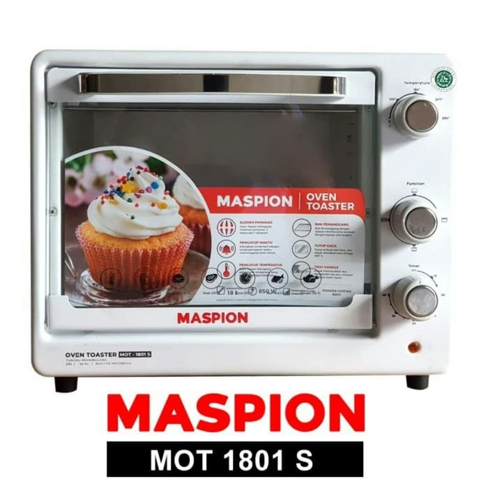 Oven Toaster Maspion MOT-1801S - Kapasitas 18 Liter-jumboo