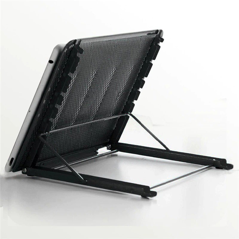 Tatakan Alas Laptop Adjustable Mesh Stand Notebook Cooling Pad Tablet