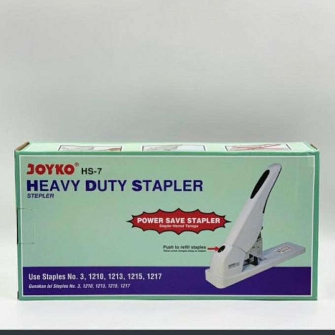 

STAPLER JOYKO HEAVY DUTY HS 7 POWER SAVE STAPLES UNTUK KAPASITAS BESAR