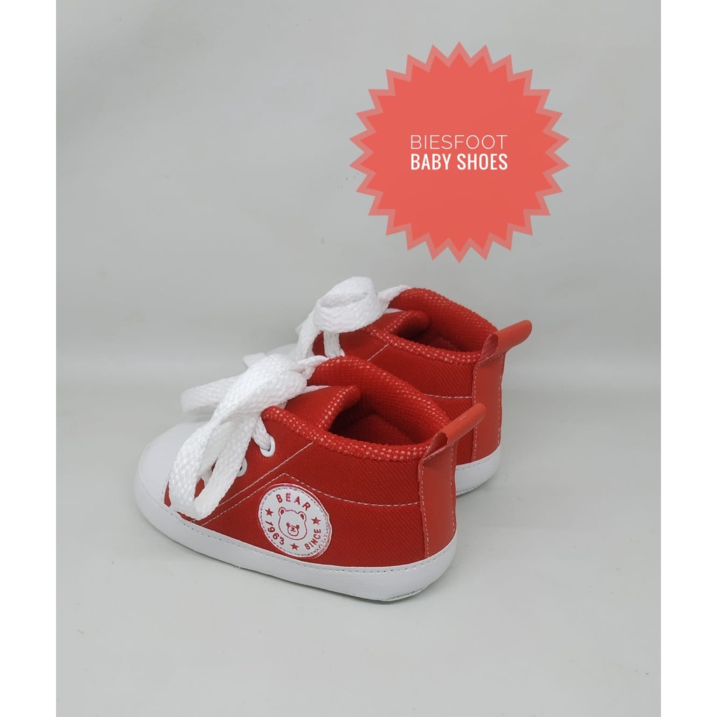 sepatu bayi sneakers 0 sampai 12 bulan