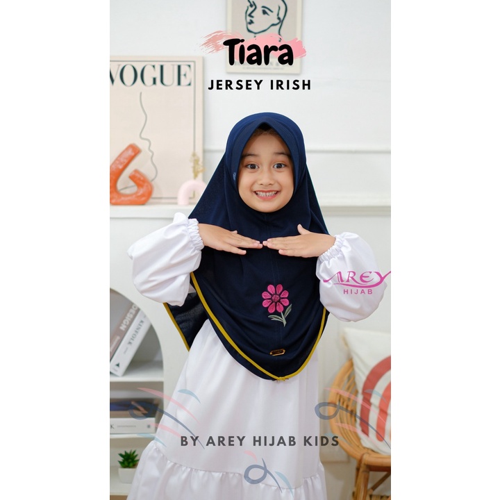 Jilbab Anak Tiara Bahan Jersey Irish By Arey