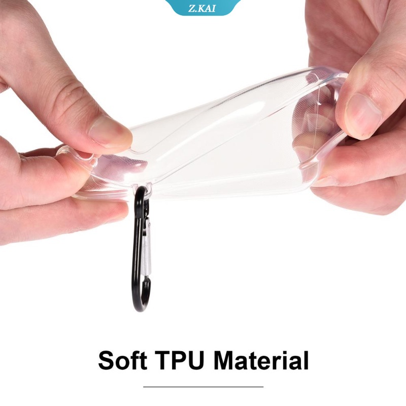 Case Pelindung Baterai Eksternal Bahan Silikon Transparan Anti Gores Untuk Apple MagSafe