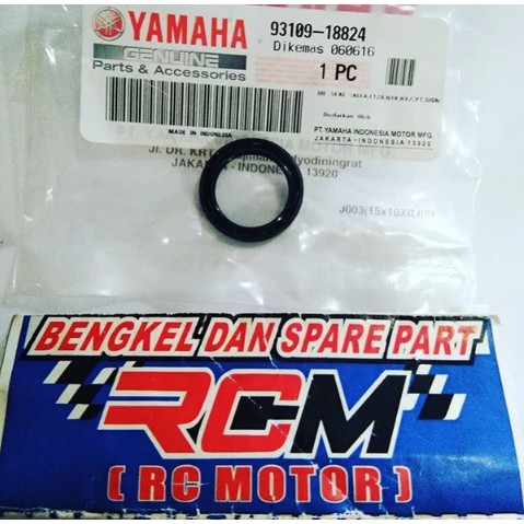 OIL SEAL SIL PENUTUP BOSH DI CONNECTING ROD CONROD SCORPIO ORI ORIGINAL YAMAHA YGP ASLI 93109-18824