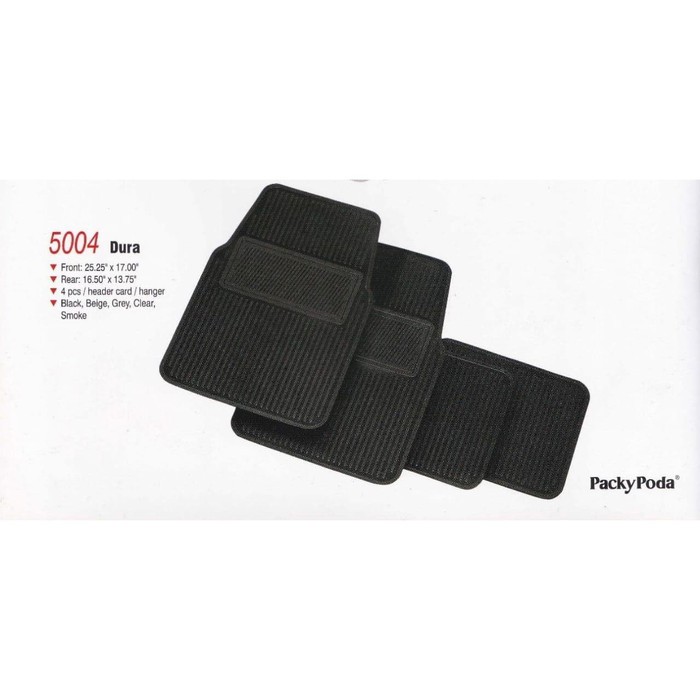 Karpet Mobil Universal Packy Poda 5004 Car Floor Mats 1set 4pcs ASLI