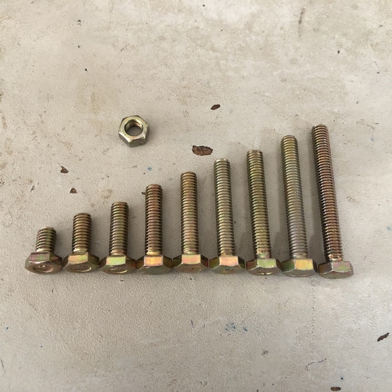 BMK 6x25 baut 10 (PAKET 100pcs)