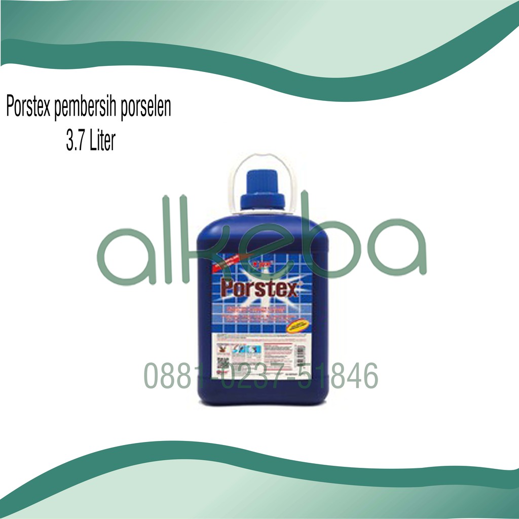porstex yuri pembersih porselen keramik 3700 ml 3.7 liter