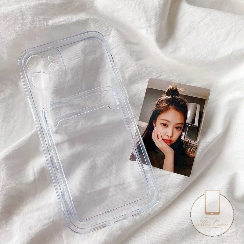 Soft Case Dompet Kartu Kredit Bahan Tpu Untuk Samsung A32 A21S A20S A42 A41 A30 A21 A2 Core Note 10 Note 20 Note 8 Note 20 Note 10plus M01 M11 M20 M21 M30S