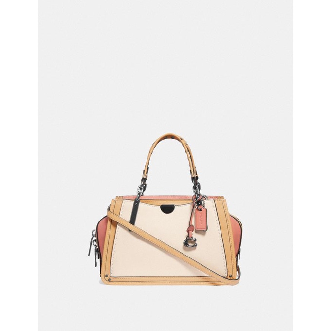 Coach Dreamer 21 In Colorblock With Rivets