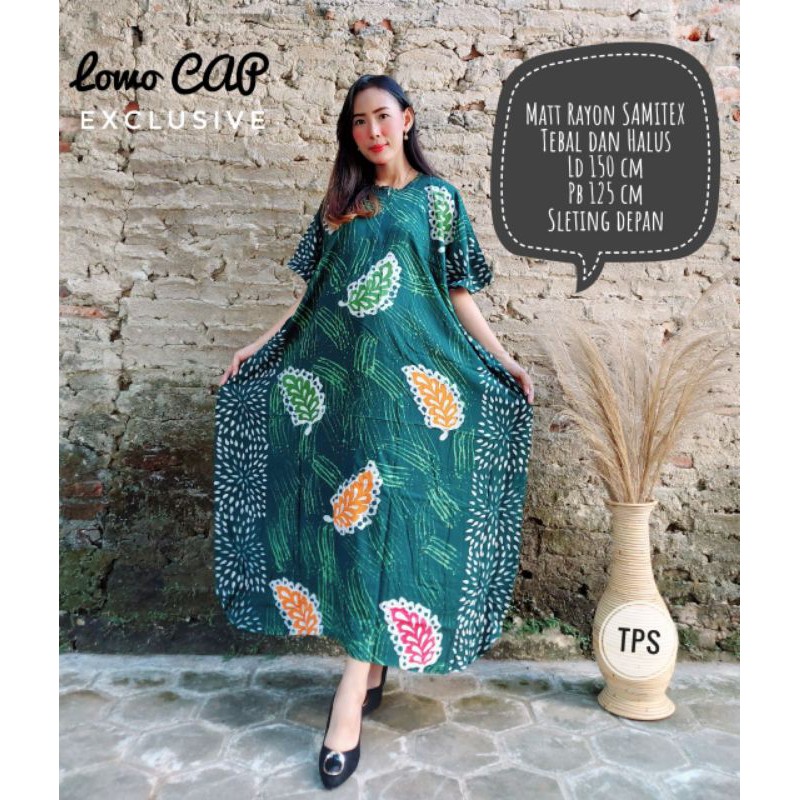 longdress lowo batik Pekalongan rayon