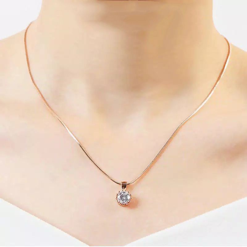 kalung kalung liontin diamond