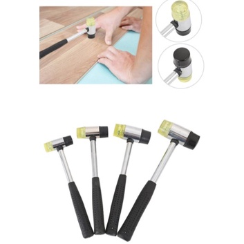 Alat Pukul Palu Martil Hammer Hamer Mini Karet Gagang Besi Karet Multifungsi Kerajinan Kayu DIY Kuli