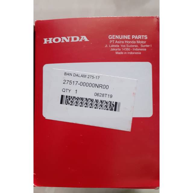 Ban Dalam Honda (AHM) 275 17