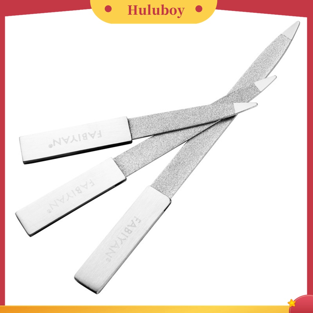 Huluboy Huluboy♡ Alat Kikir Kuku Dua Sisi Bahan Stainless Steel