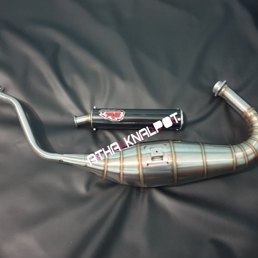 Knalpot R9 Carbon Cobra Stainless Ninja R RR SS 150 2Tak