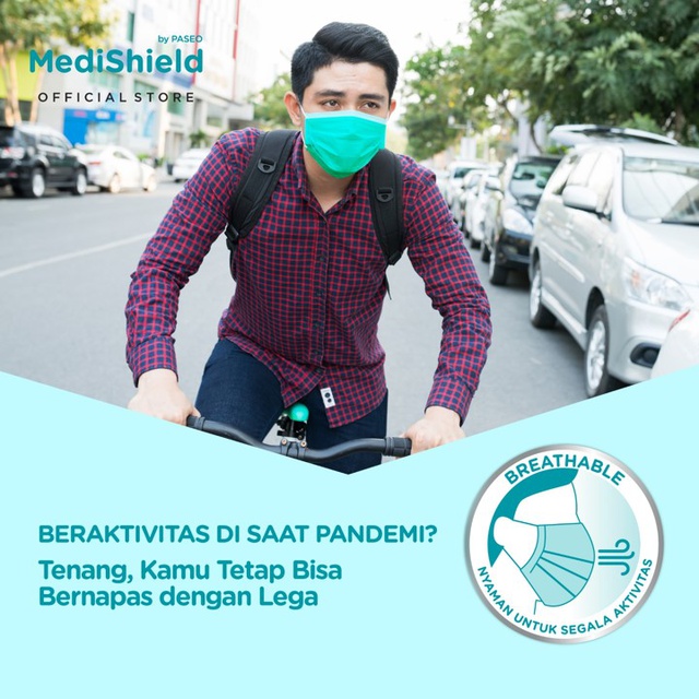 Medishield By Paseo Masker Sachet Earloop 10's